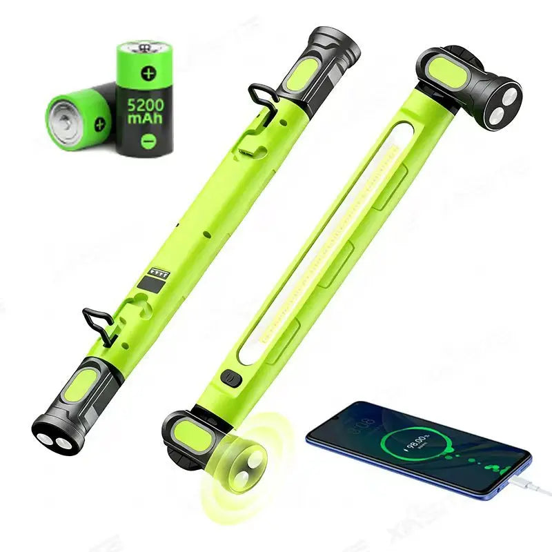 5200mAh Magnetic Rechargeable Hood Light Bar for Car Repair