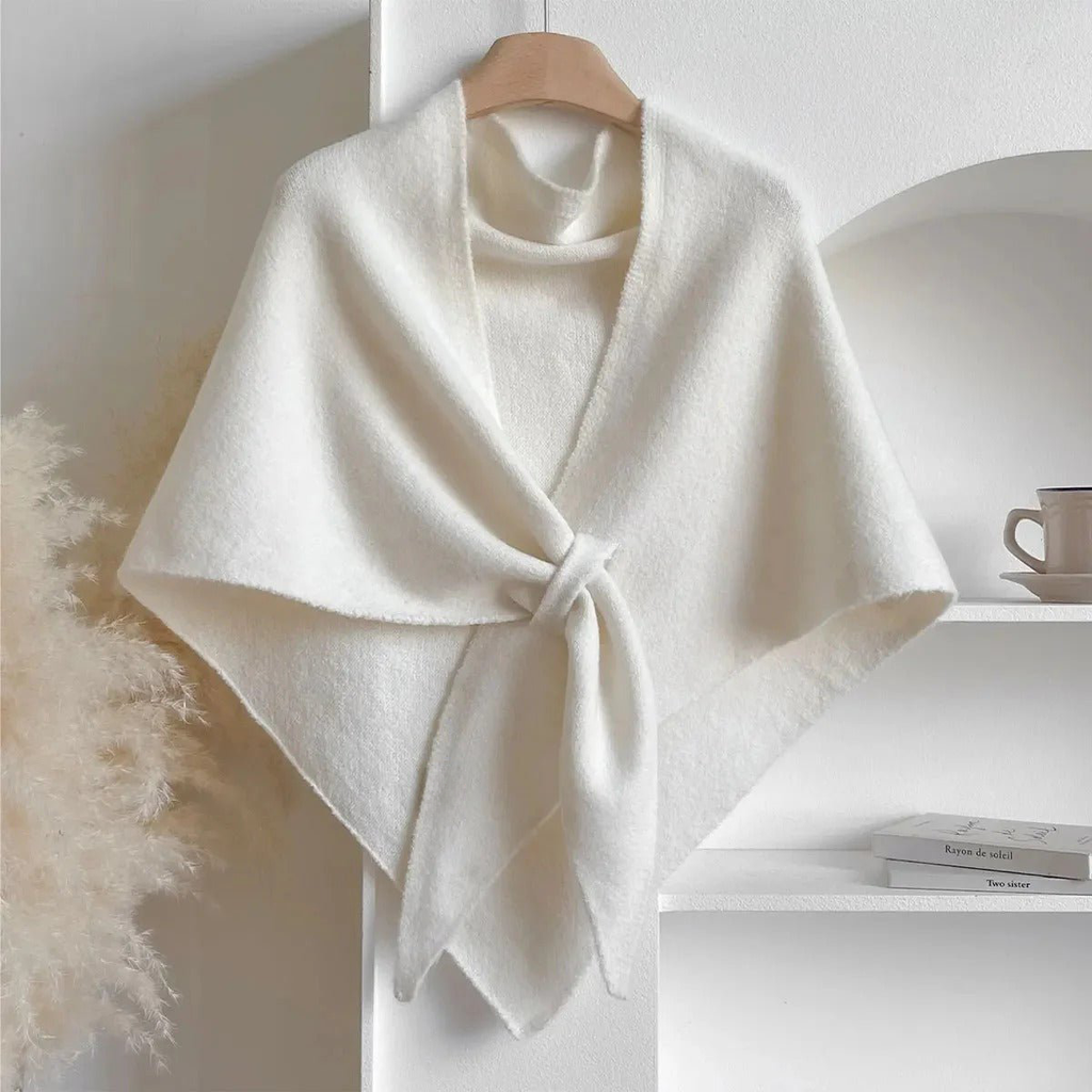 French Wool Triangle Shawl