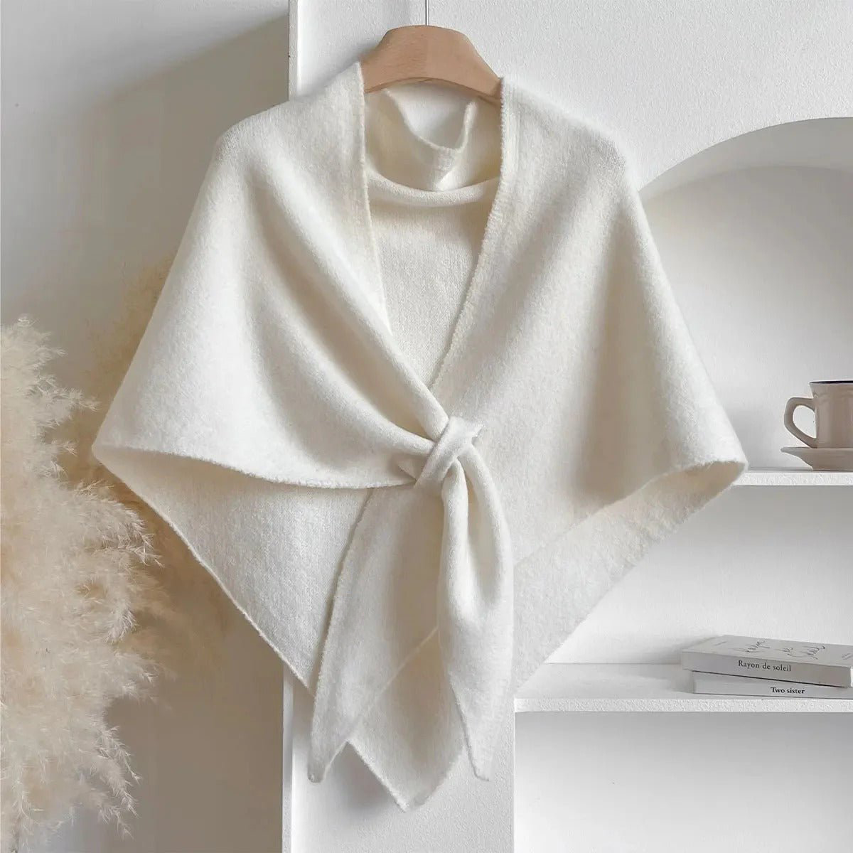 French Wool Triangle Shawl