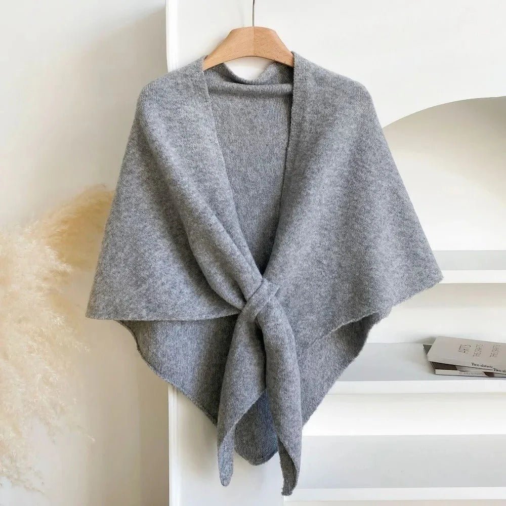 French Wool Triangle Shawl