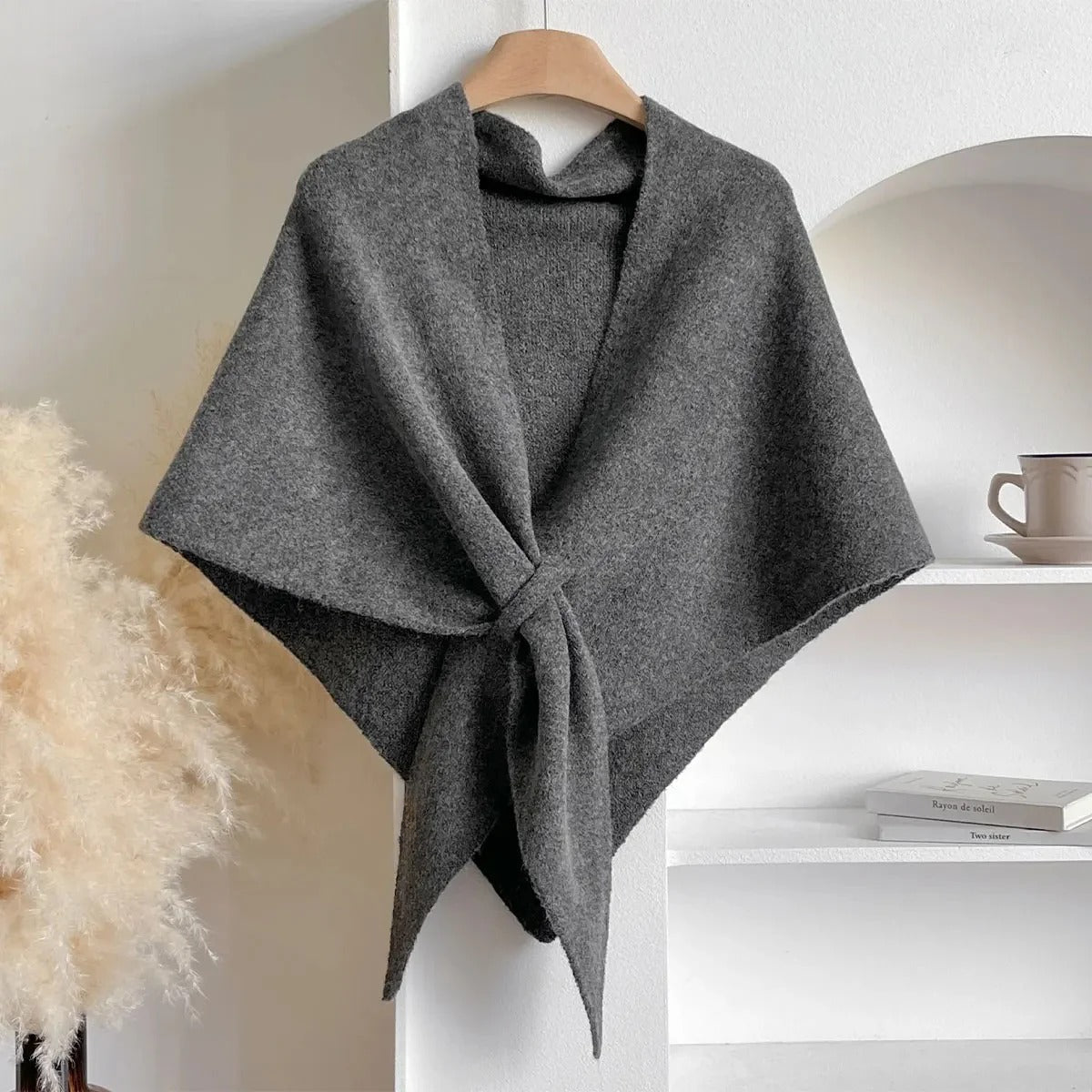 French Wool Triangle Shawl