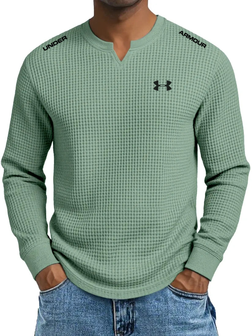 Everyday Waffle V-Neck Comfort Shirt